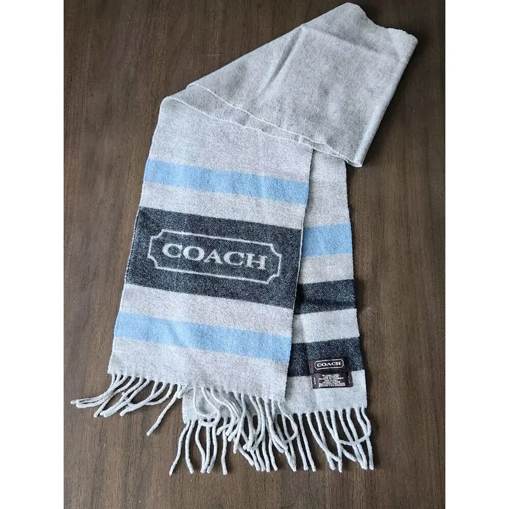 Coach Wool Cashmere blend scarf 9 1/2